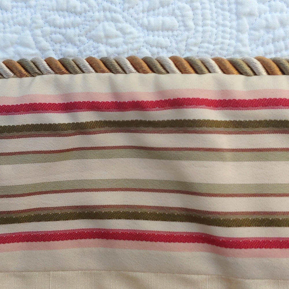 Croscill Embroidered Euro Pillow Shams, Set of 2 - Picture 3 of 9